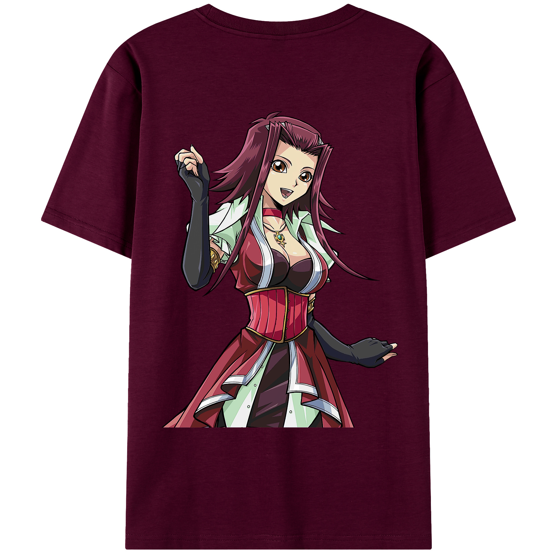 （画像用） 遊☆戯☆王 Yu-Gi-Oh! レディース半袖Tシャツ(バックプリント)